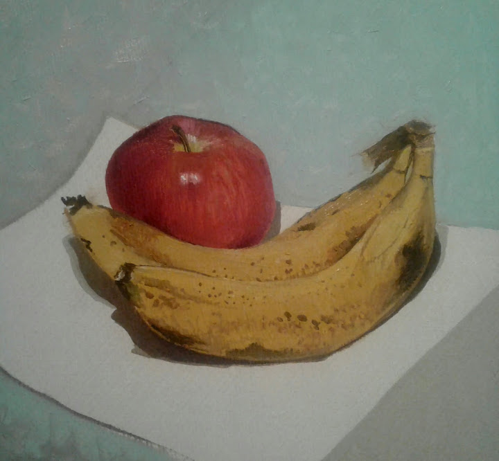 "Manzana y bananas"