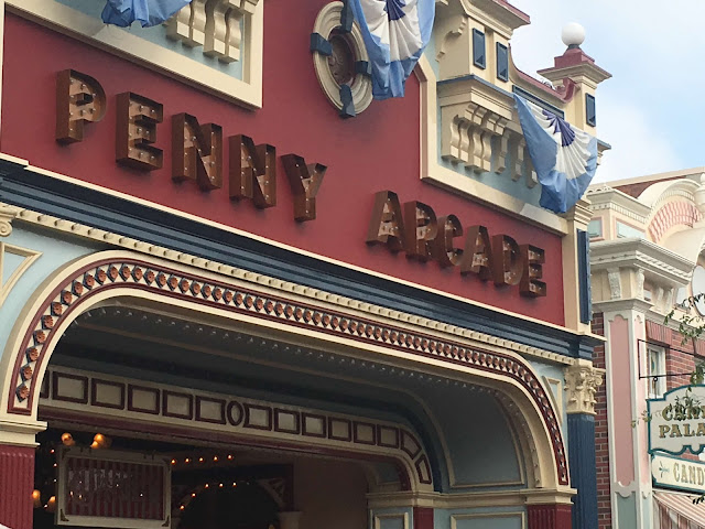 Disneyland Penny Arcade Main Street USA 60th Anniversary Diamond Celebration