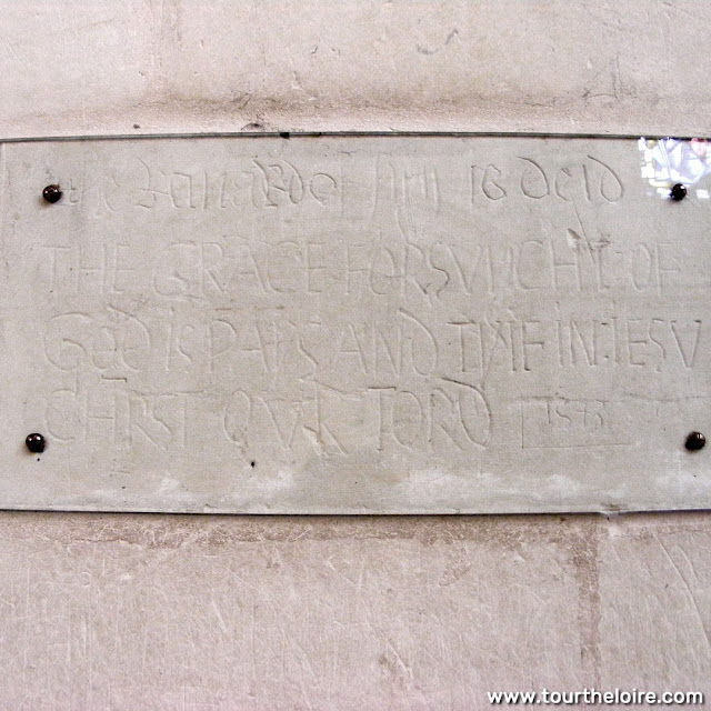 16C graffiti in the chapel of the Chateau of Chenonceau, Indre et Loire, France. Photo by Loire Valley Time Travel.