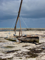 Boat on Jambiani Beach, Zanzibar