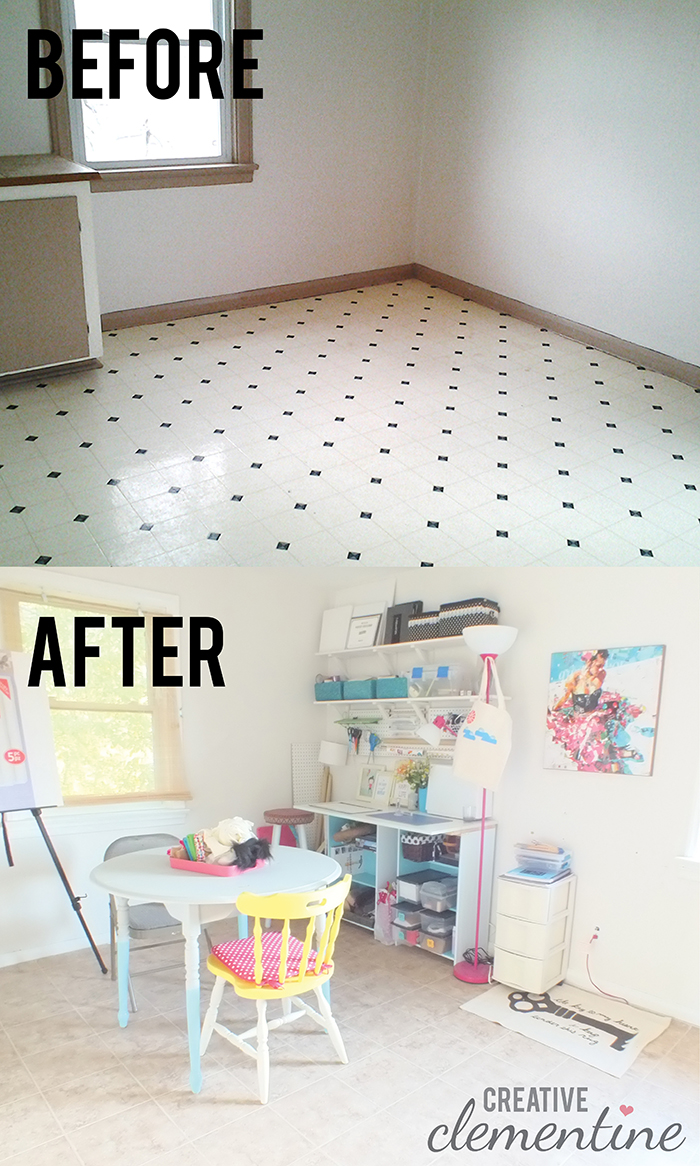 Creative Clementine: Craft Room Before & After