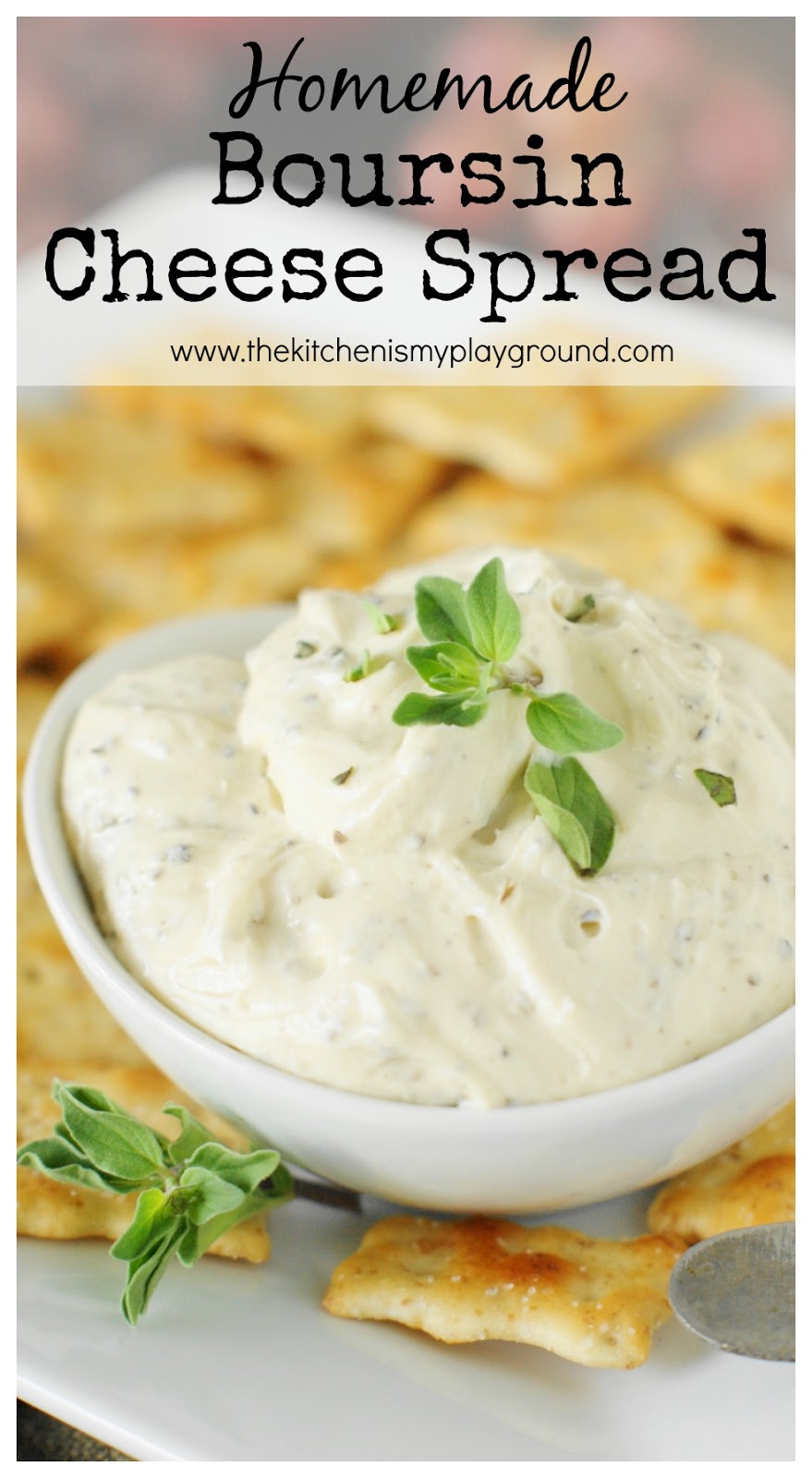 Homemade Boursin Cheese Spread The Kitchen is My Playground