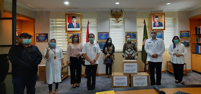 sinar mas land berikan 1500 rapid test kit sinar mas land property