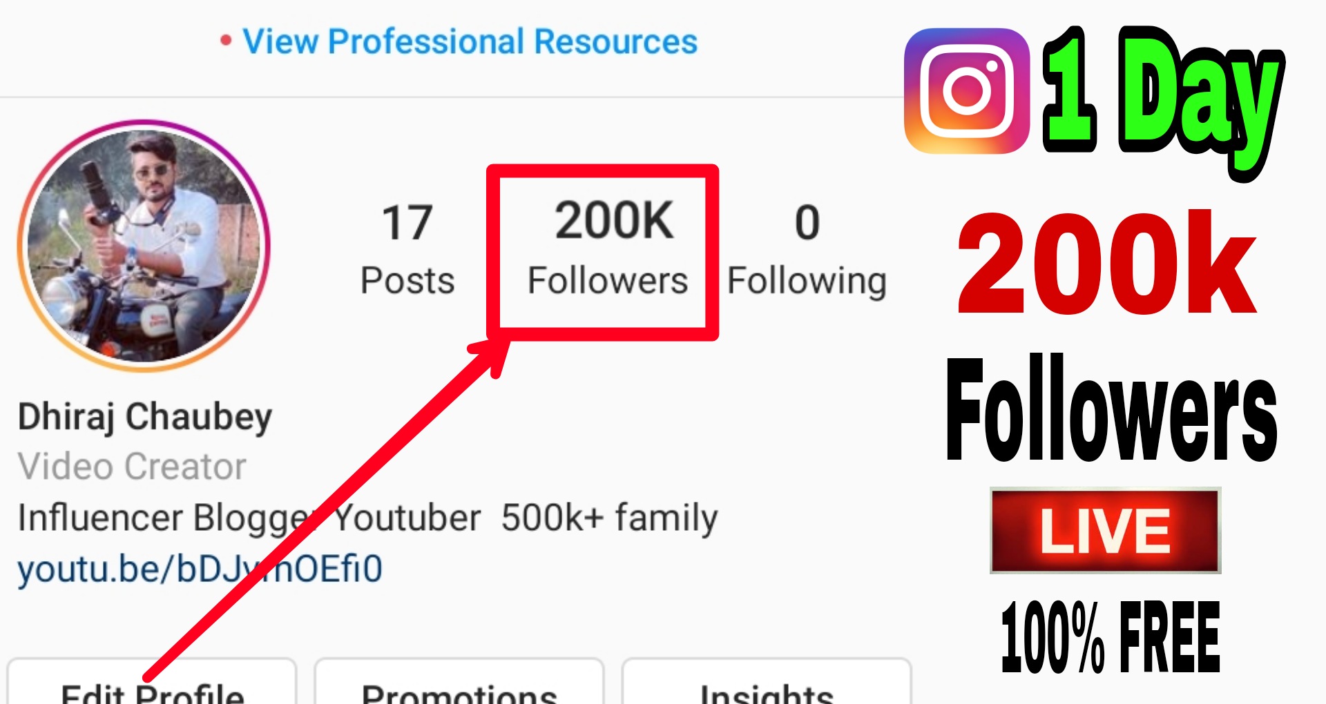 How To Get 1k Followers On Instagram in 5 Minutes