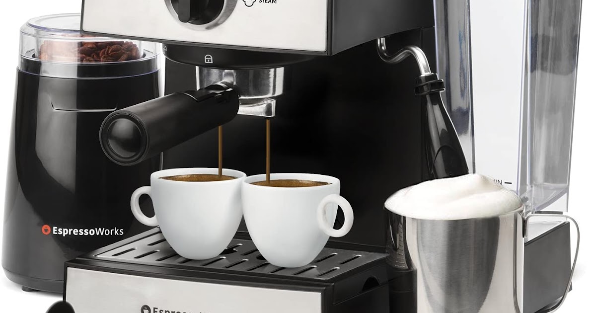 All-In-One Espresso Machine and Cappuccino Maker - Espresso Coffee Machine