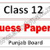 2nd year guess papers 2021 Punjab board
