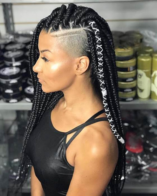 21 Best Badass Braids with Shaved Sides for Black Women 21 Best Badass Braids with Shaved Sides for Black Women