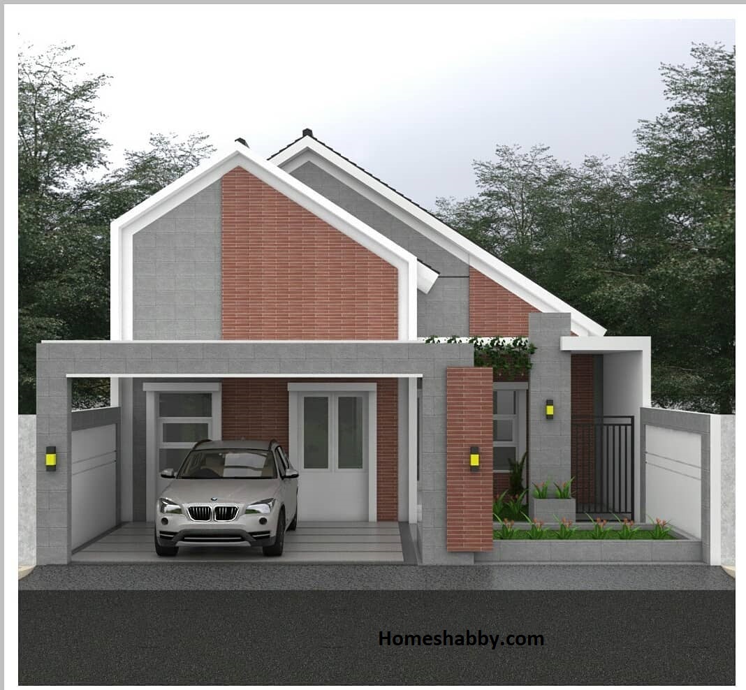 32 Desain rumah minimalis modern 6x12 konsep open space