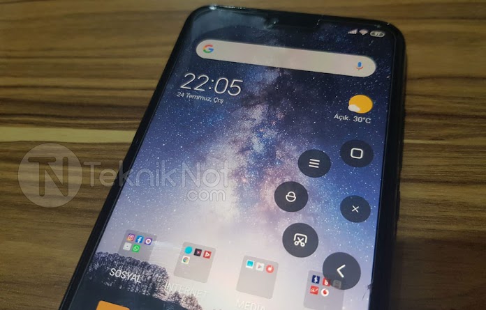 Hızlı Erişim Kısayolu ile Ekran Görüntüsü Çekme