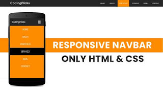 Responsive Navigation Menu using HTML & CSS Only
