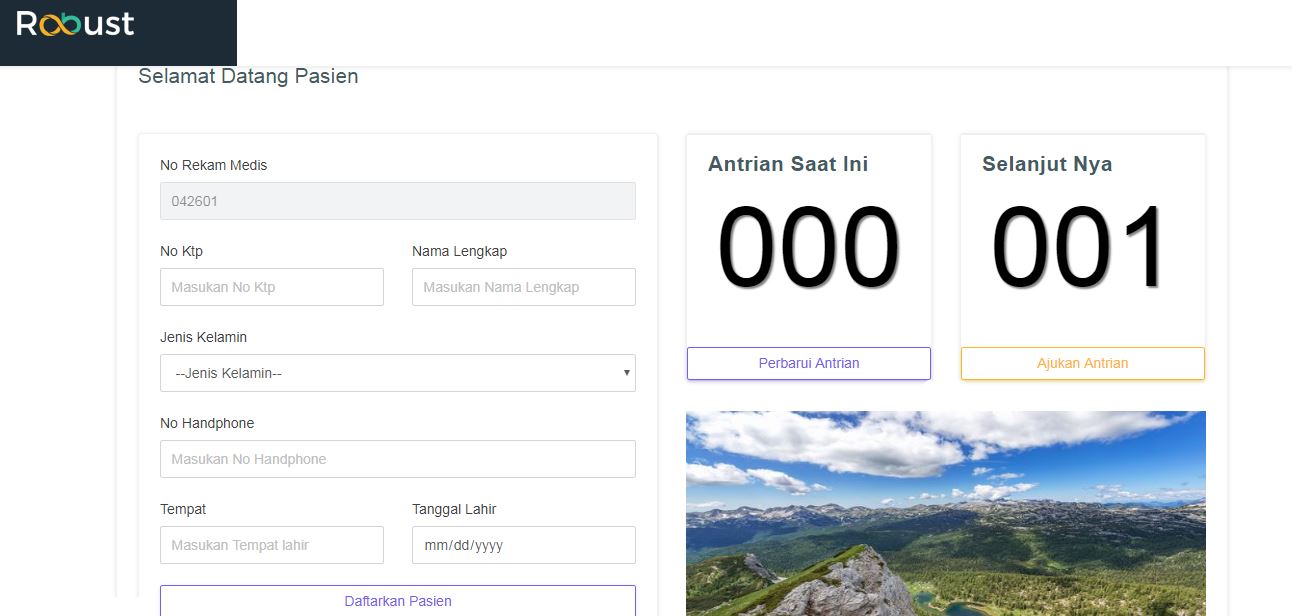 Aplikasi Antrian Pasien Berbasis Web Offline Free Download