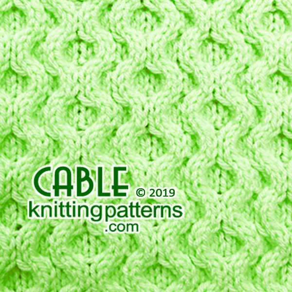 Knit Aran Stitches, Free #Knitting Pattern