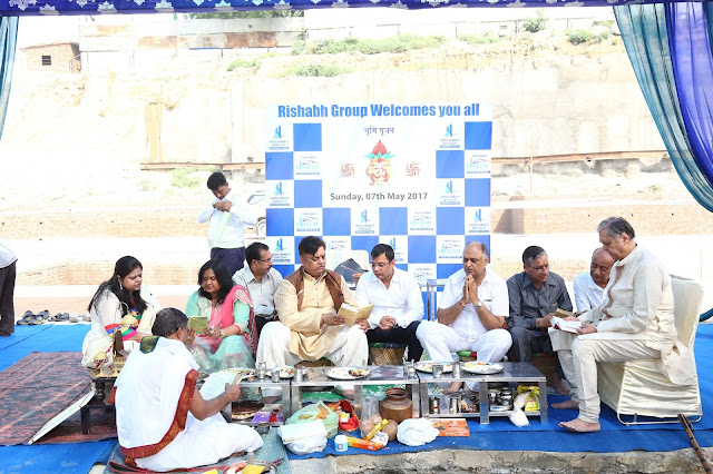 Rishabh Group organises mass pujan at its project Rishabh Group organises mass pujan at its project