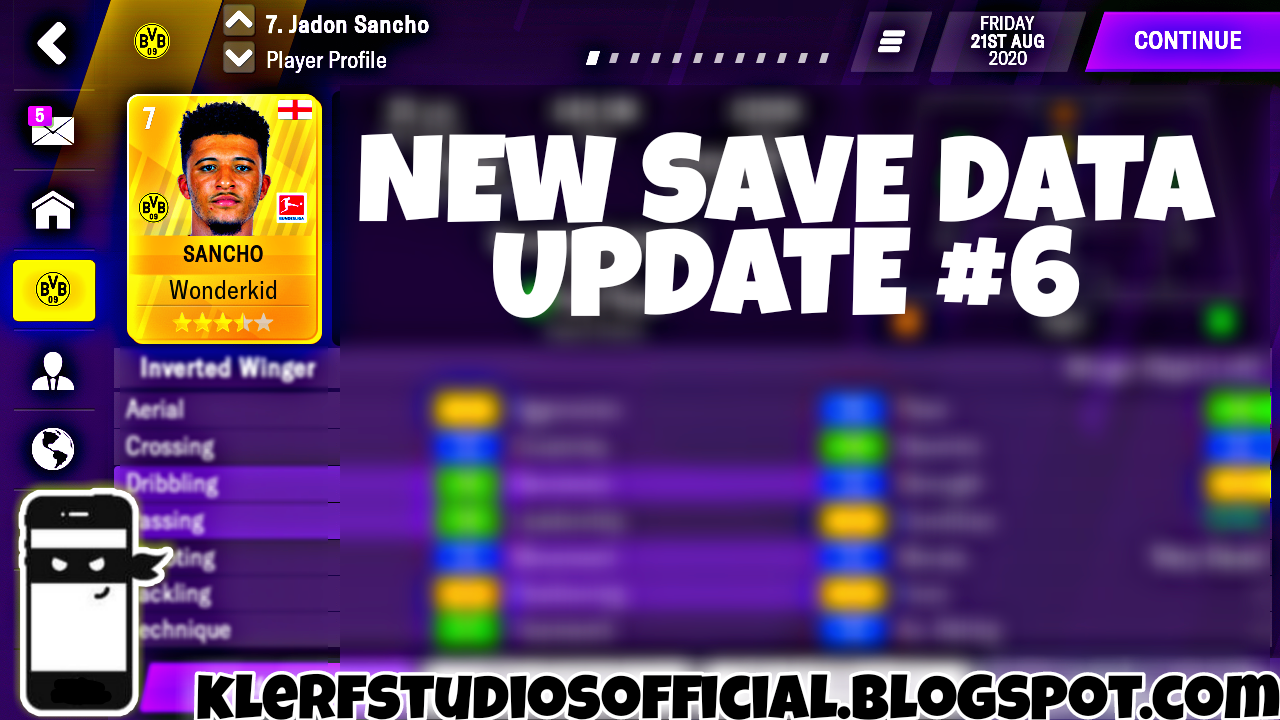 Football Manager 2021 Save Data Update 6 fm21 mobile save data *NEW*