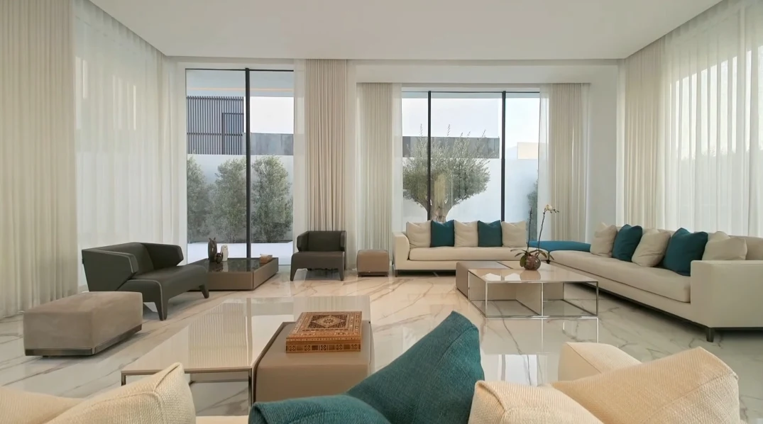 50 Photos vs. Tour Pearl Jumeirah Dubai Ultra Luxury Contemporary Villa Interior Design