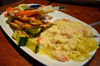 Trisha's Crab Linguine with Crab Legs Photo by Trisha Field