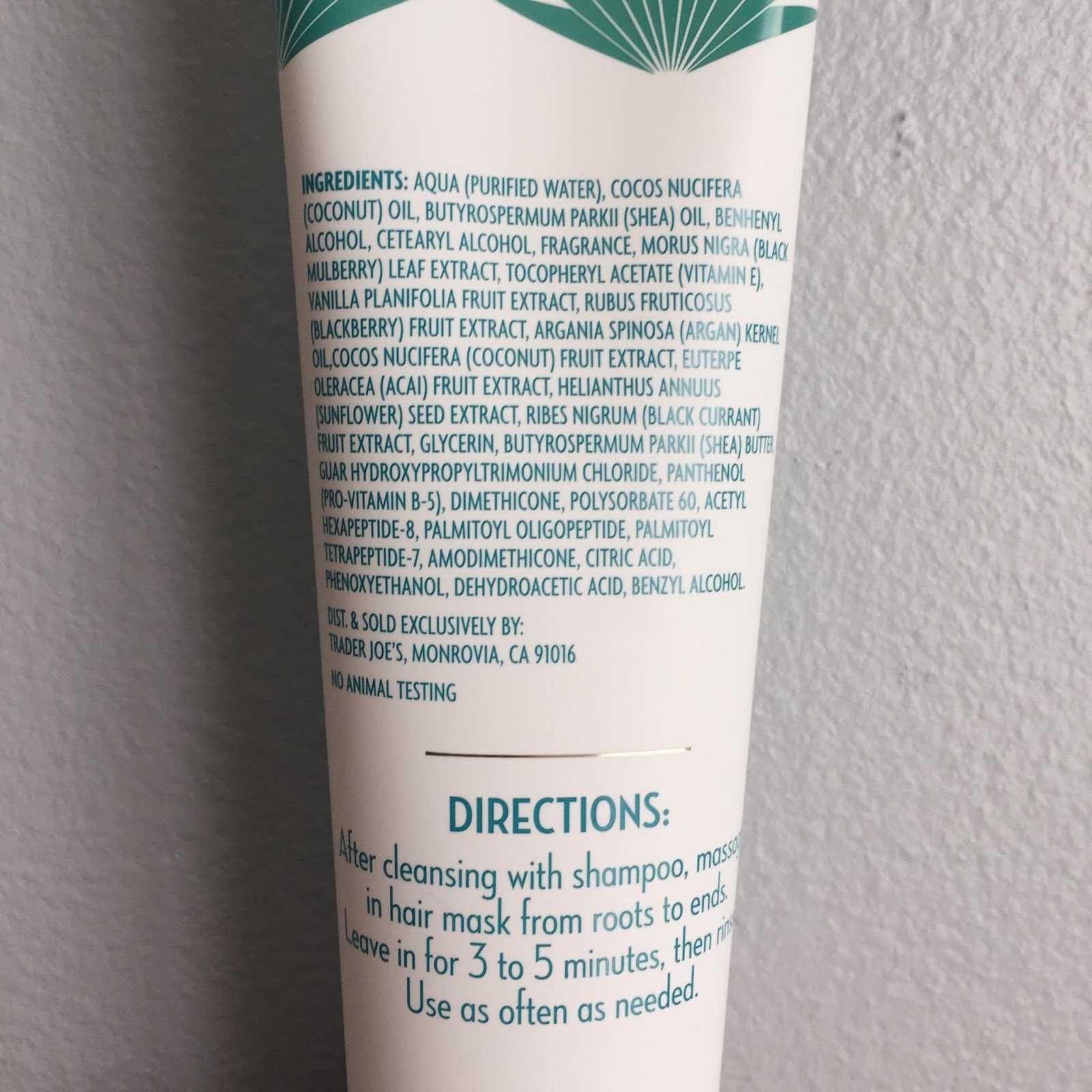 Trader Joe S Shea Butter Coconut Oil Hair Mask