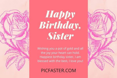 Latest Happy Birthday Sister Images, Quotes Free Download [2020]