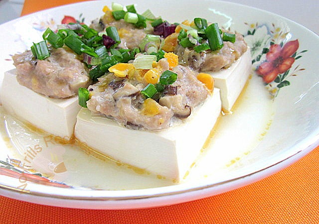 Salted Egg steamed Tofu