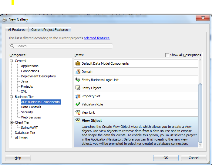 Learning SOA: Create an LOV in ADF