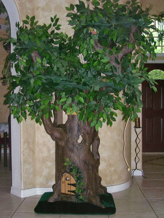 Fairy Tale Cat Trees Large Luxury Cat Trees with Leaves