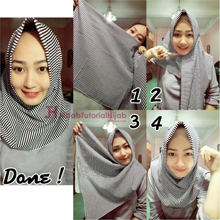 Cara Memakai Kerudung Sekolah Sesuai Bentuk Wajah