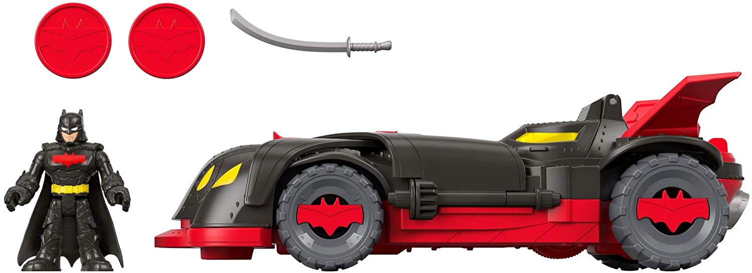 imaginext dc super friends ninja armor batmobile