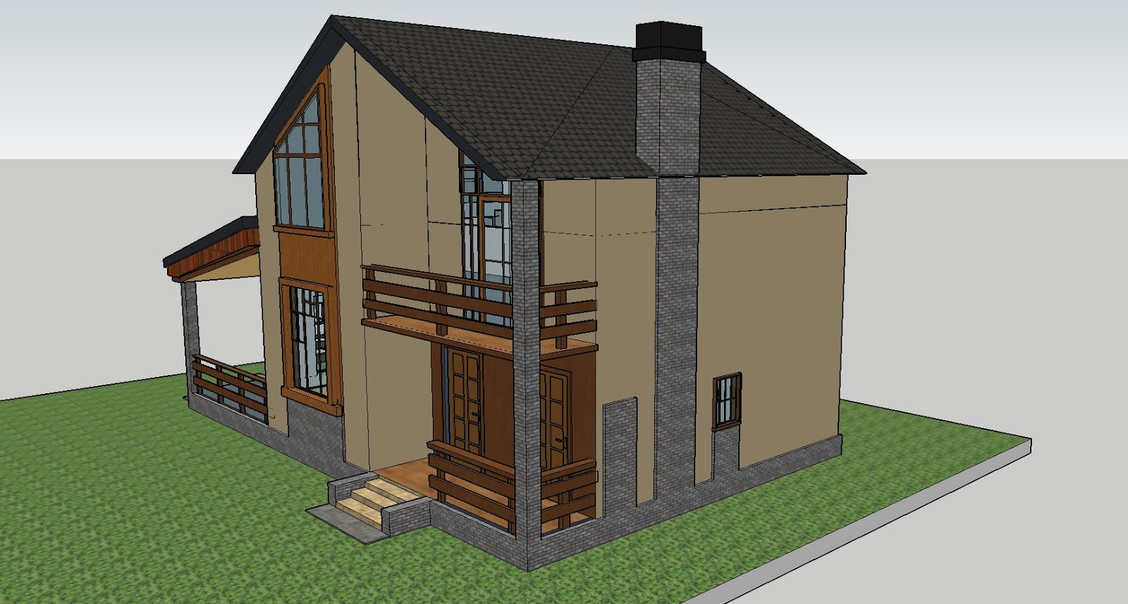 Sketchup каркасный дом скачать проект Как построить дом в скетчап - 86 фото портал мастеров webdonsk.ru