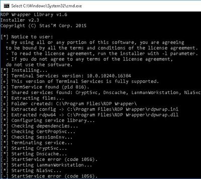 โปรพอประมาณ: Windows 10 :: How to Allow Multiple RDP Sessions in Windows 10