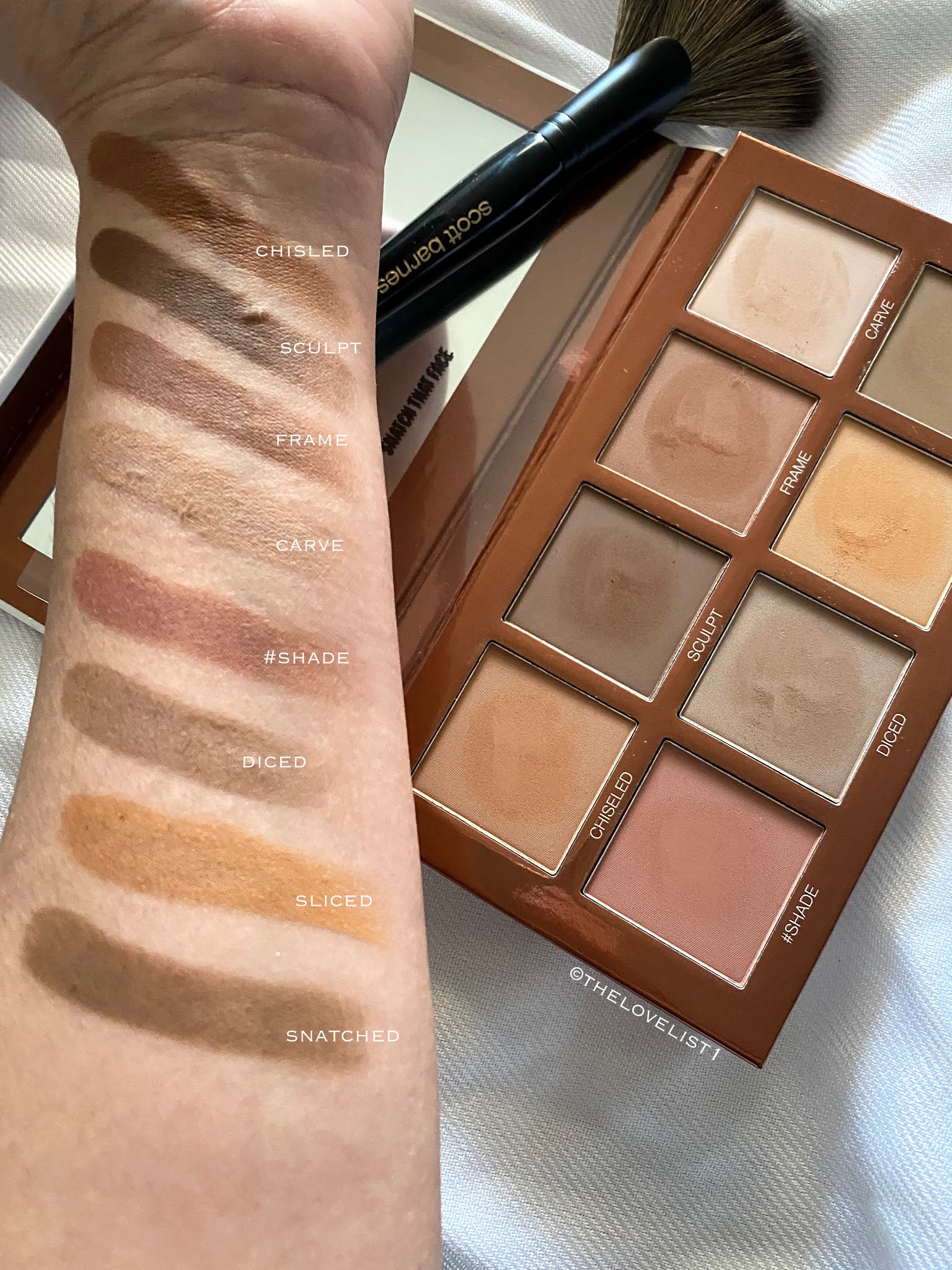 Product Review Scott Barnes Cosmetics Sculpting and Contour N°1 Palette