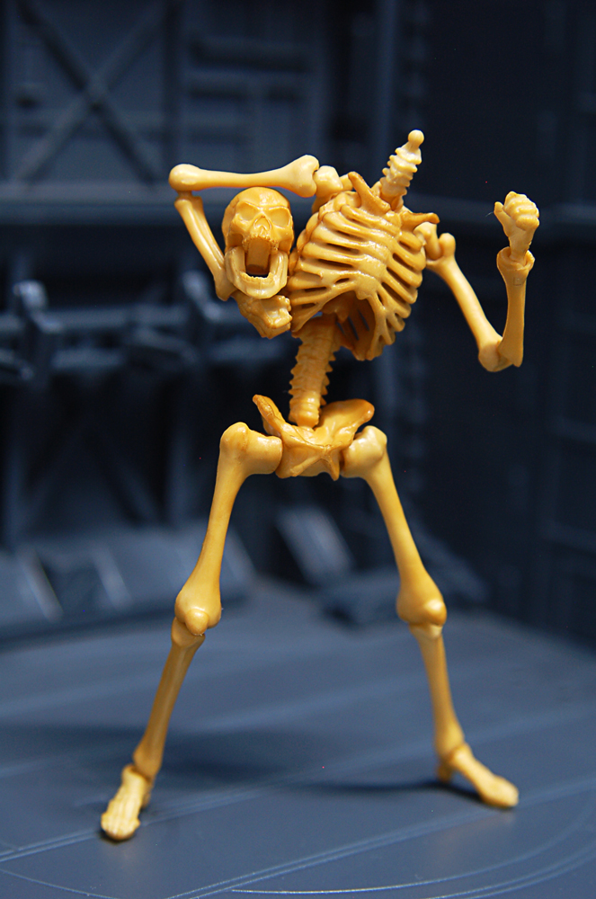 Plastic Heap Kaiyodo Capsule Q Armored Action Skull "Fight! Dokuroman