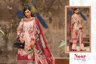 Shree Fab Noor Saadia Asad Vol 2 Pakistani Suits in Wholesale Rate 