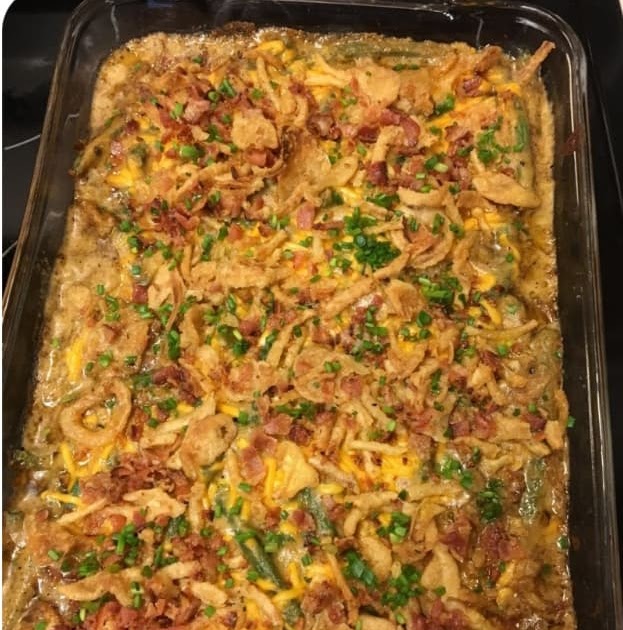 Loaded Green Bean Casserole
