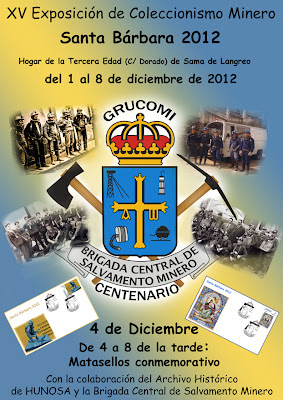 exposición, cartel, brigada, salvamento, minero