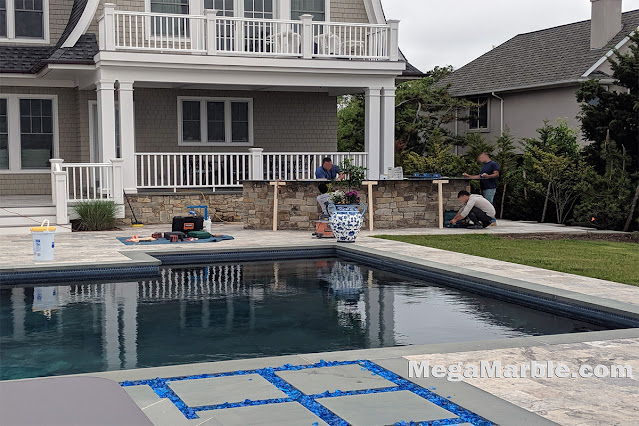 Outdoor bar countertops