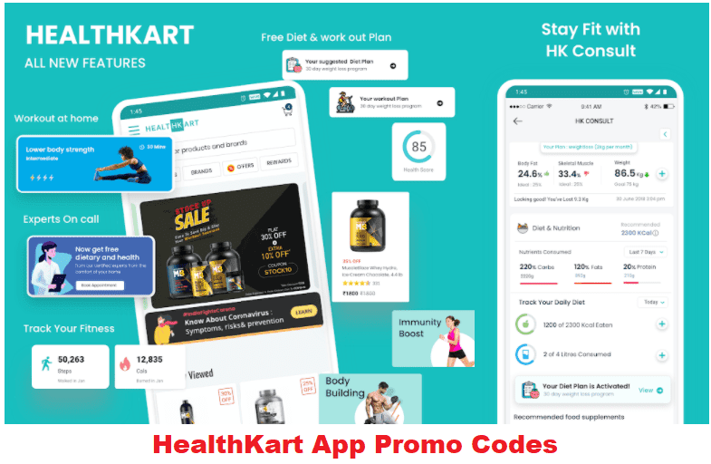 HealthKart App Promo Codes 2023 ₹200 Per Referral