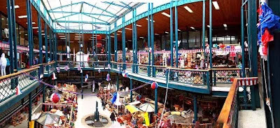 Valdivia's marketplace.