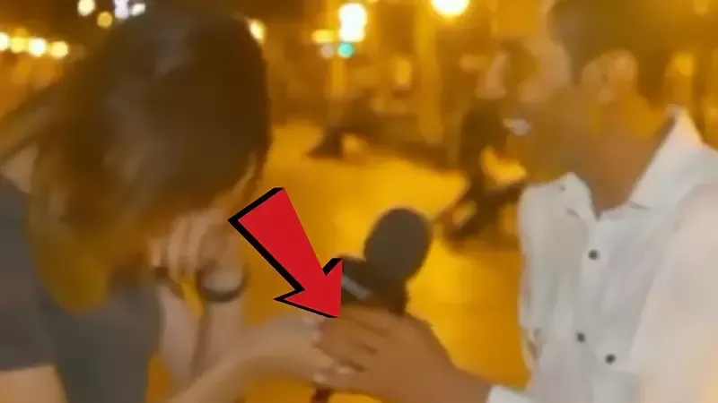 فيديو طريف شاب تونسي يتغزل بالمذيعة على المباشر