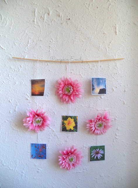 DIY Photo Display | DIY Spring Room Decor