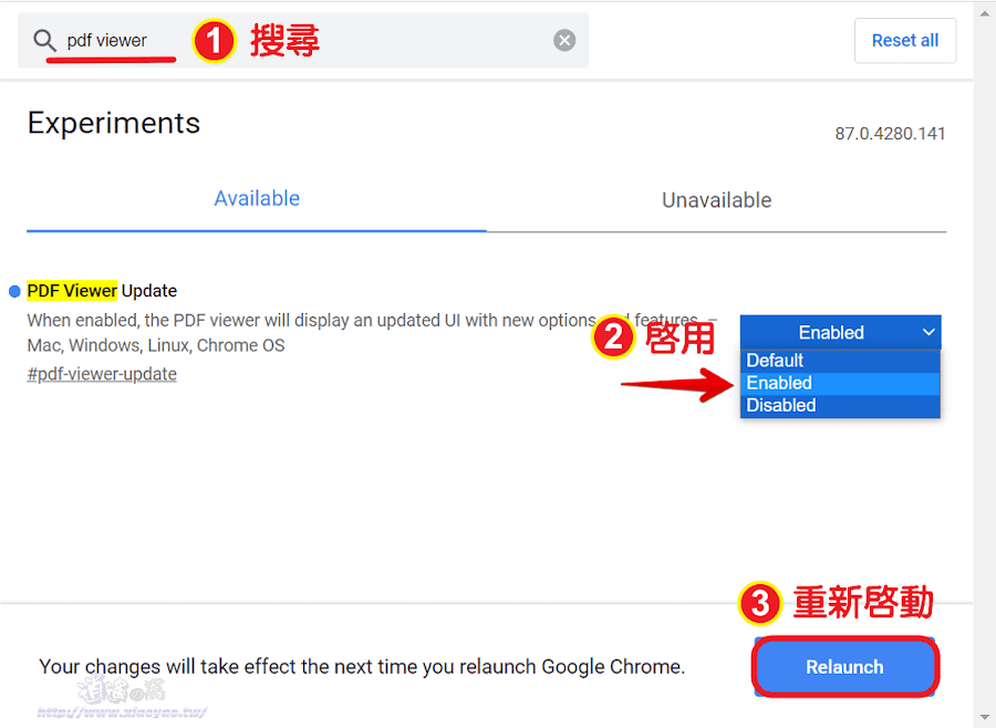 Chrome 更新PDF檢視器介面