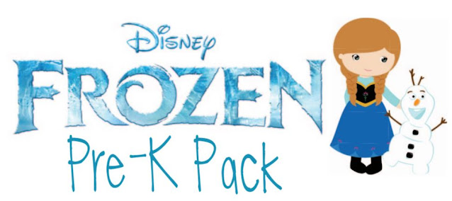 Frozen Free Printable Pre-K Pack.