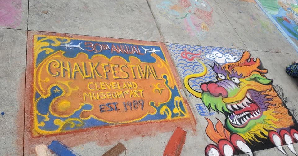 Going to the Cleveland Chalk Festival Penniless Parenting
