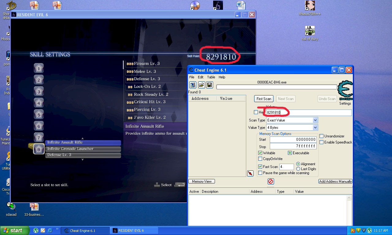 Lengkap disertai gambar cara menggunakan cheat engine resident evil 4 pc. 