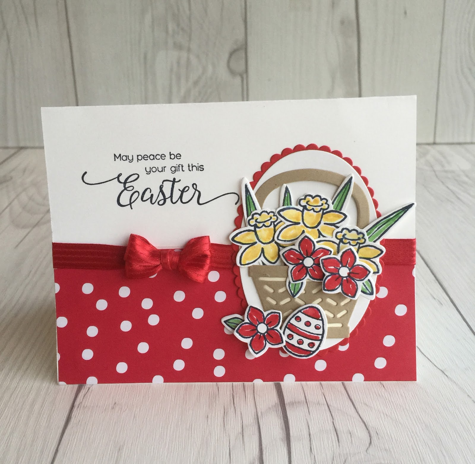 Stamped Sophisticates Stampin' Up! Basket Bunch Easter Card