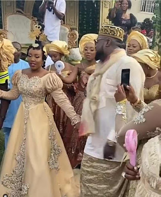 Check out the Efik Traditional Wedding Attire from Davido's Brother Wedding