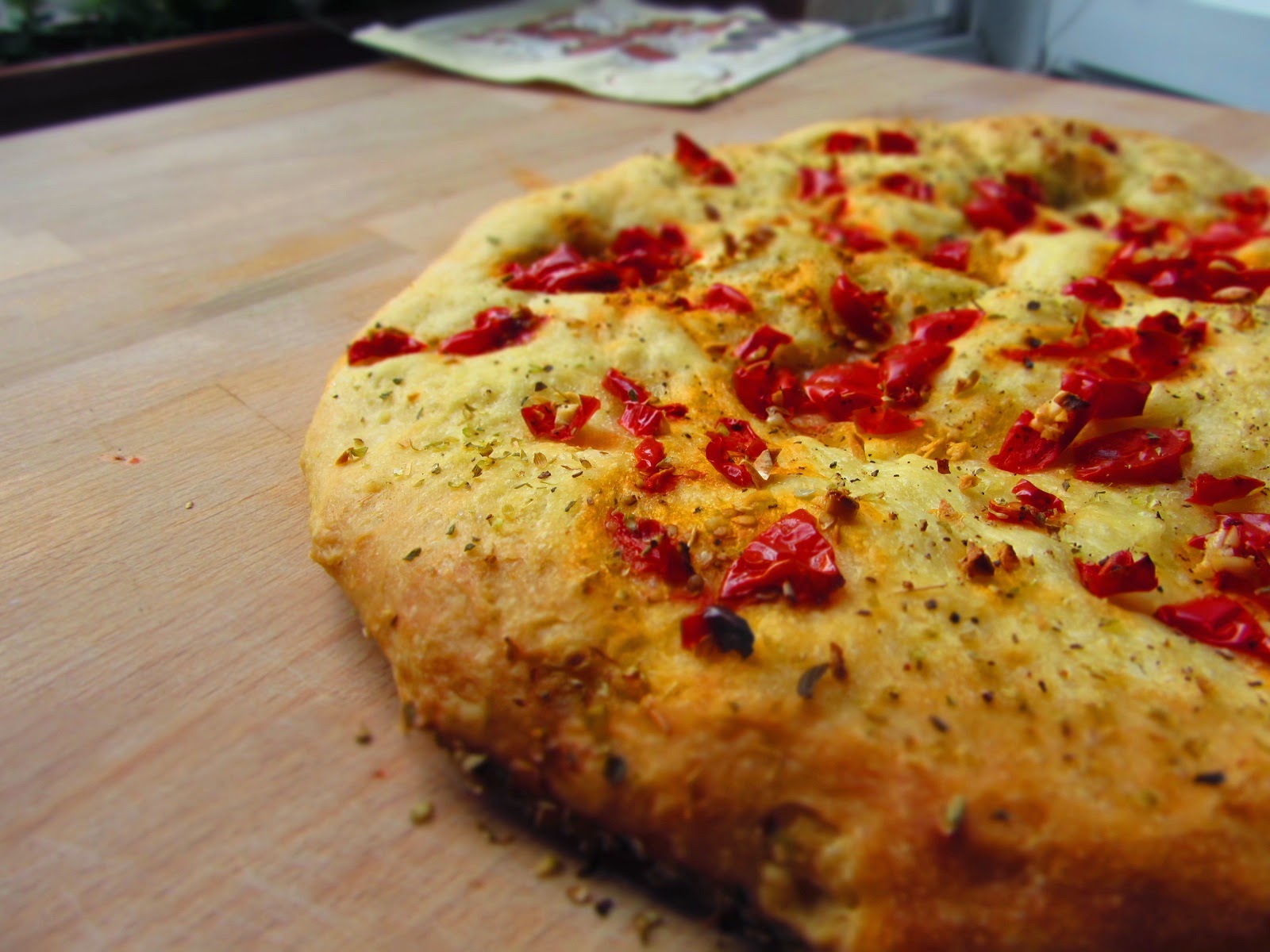 Ina Is(s)t: Cucina Vegana - Fladenbrot mit Tomaten und Knoblauch