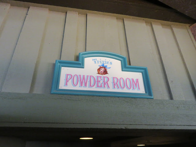Trixie's Powder Room Sign Bathroom Country Bear Jamboree Disneyland