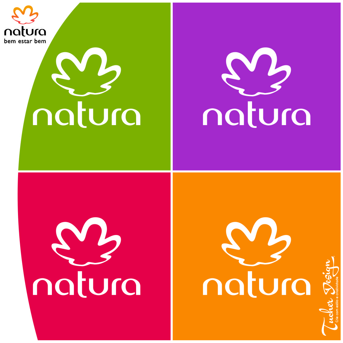 Logotipo da Natura Tucher Studio 3D