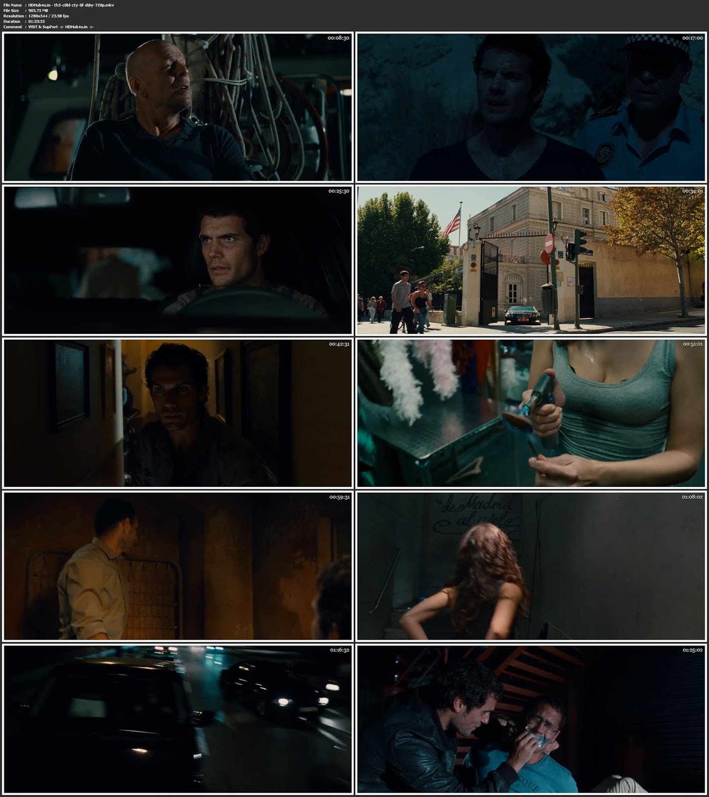 The Cold Light of Day 2012 300Mb Hindi Dual Audio 480p BluRay Download