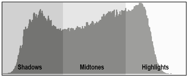 Showing an example histogram